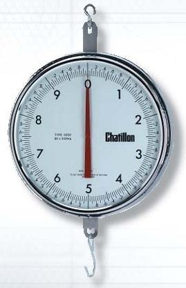 Chatillon 8200 Series Dial Hanging Scale - 8230DD-T-AS - NewScalesonline.com