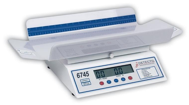 Detecto 6745 Digital Baby Scale With 4-Sided Tray - NewScalesonline.com