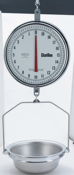 Chatillon 8200 Series Dial Hanging Scale - 8260DD-T-AS