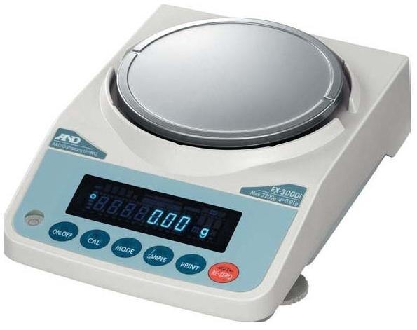 AND FX-i Series Toploader Balance - FX-3000iN - NewScalesonline.com