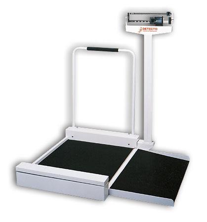 Detecto 495 Mechanical Stationary Wheelchair Scale - NewScalesonline.com