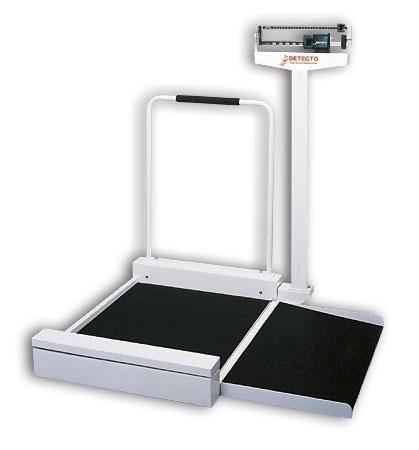 Detecto 495 Mechanical Stationary Wheelchair Scale - NewScalesonline.com