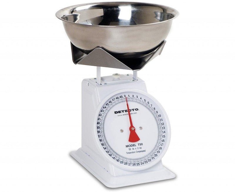 Detecto T Series 8 inch Toploading Dial Scale - T50B - NewScalesonline.com