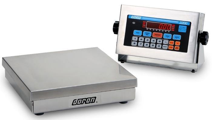 Doran 2200 Stainless Steel Digital Bench Scale - 22002 Non NTEP - NewScalesonline.com