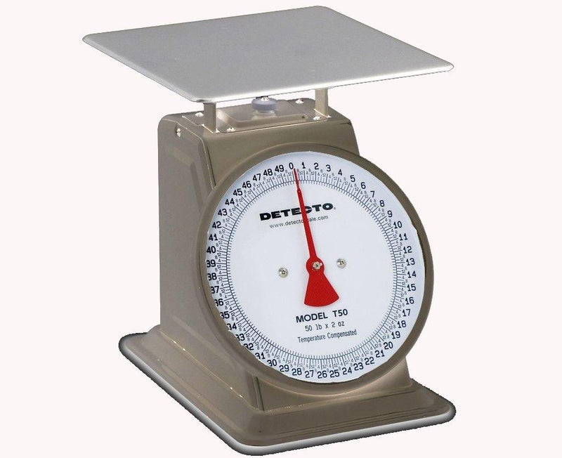 Detecto T Series 8 inch Toploading Dial Scale - T25S - NewScalesonline.com